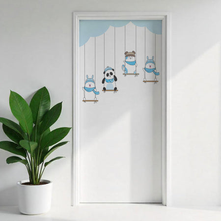 Türposter Kinderzimmer Selbstklebend