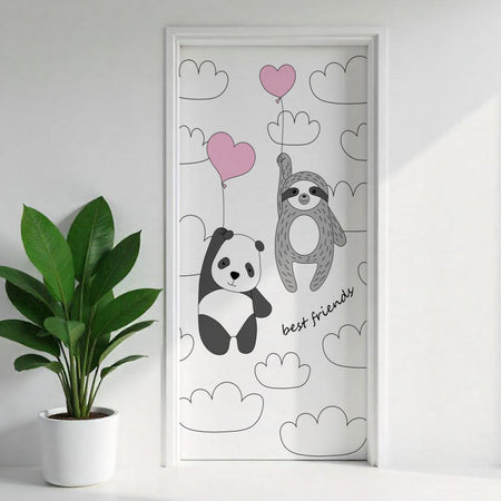 Türposter Kinderzimmer Selbstklebend