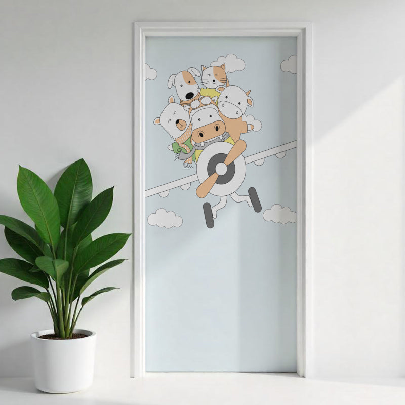 Türposter Kinderzimmer Selbstklebend