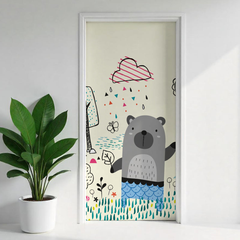 Türposter Kinderzimmer Selbstklebend