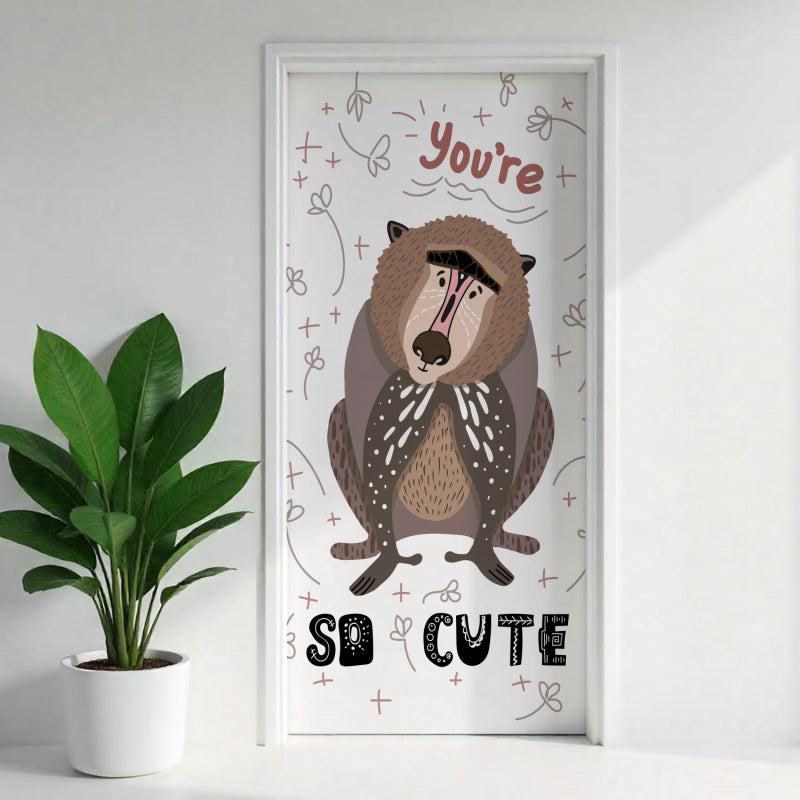 Türposter Kinderzimmer Selbstklebend