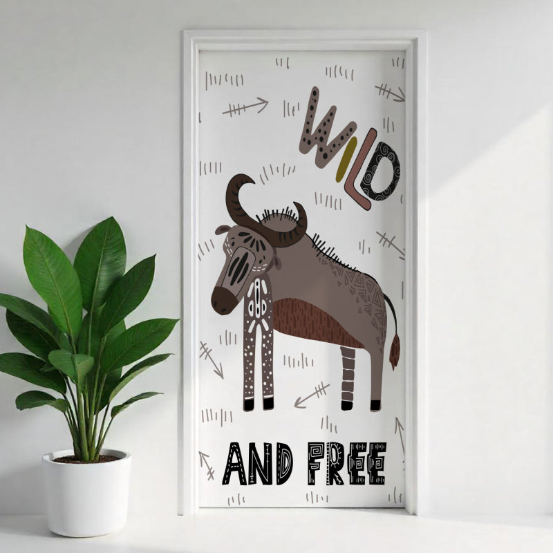 Türposter Kinderzimmer Selbstklebend