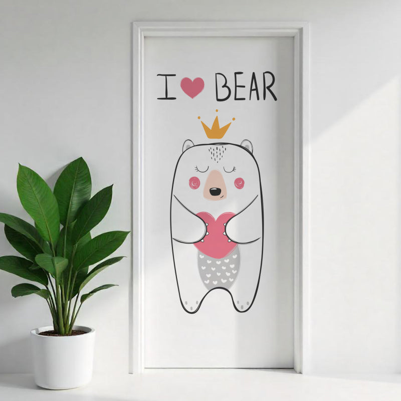 Türposter Kinderzimmer Selbstklebend