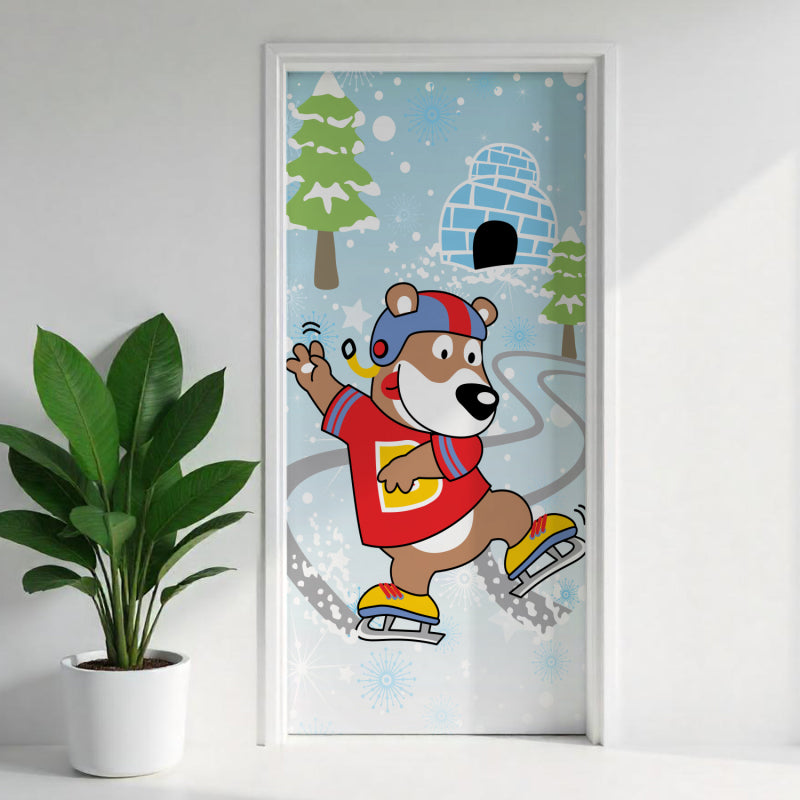 Türposter Kinderzimmer Selbstklebend