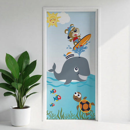 Türposter Kinderzimmer Selbstklebend