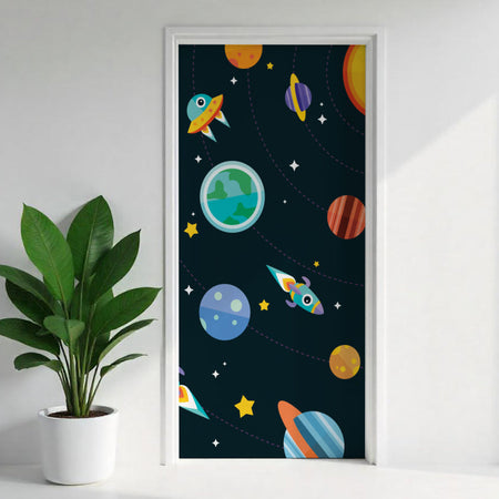 Türposter Kinderzimmer Selbstklebend