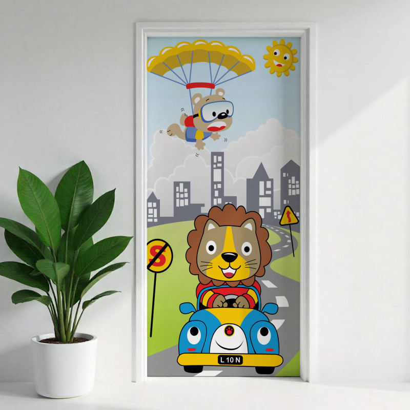 Türposter Kinderzimmer Selbstklebend