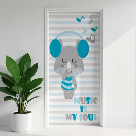 Türposter Kinderzimmer Selbstklebend