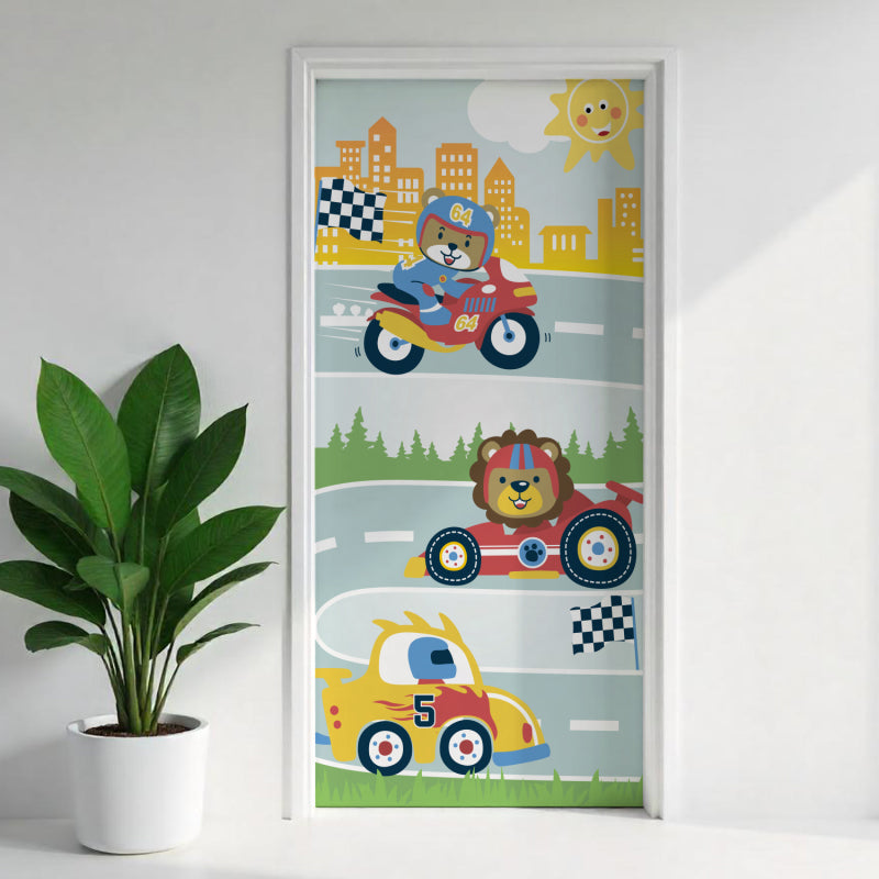 Türposter Kinderzimmer Selbstklebend