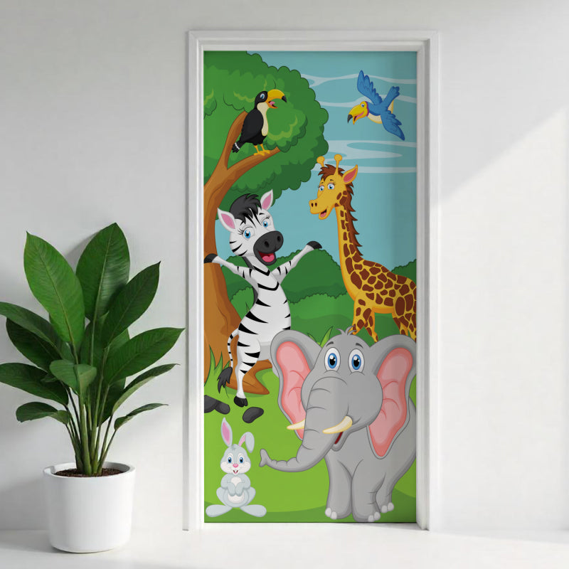 Türposter Kinderzimmer Selbstklebend