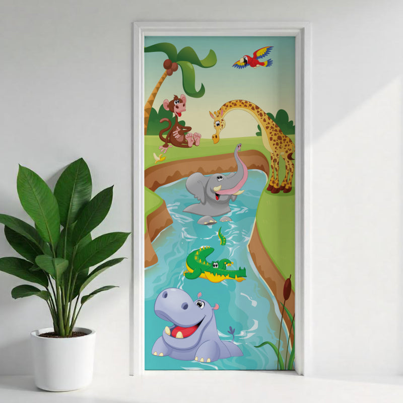 Türposter Kinderzimmer Selbstklebend