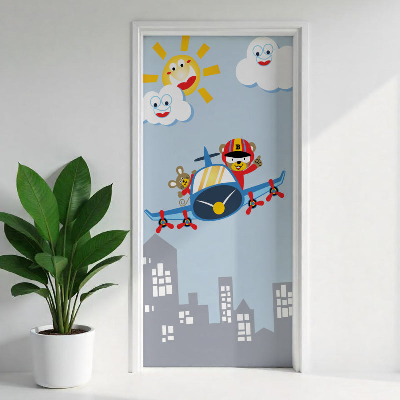 Türposter Kinderzimmer Selbstklebend