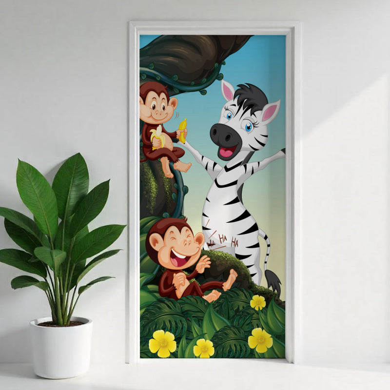 Türposter Kinderzimmer Selbstklebend