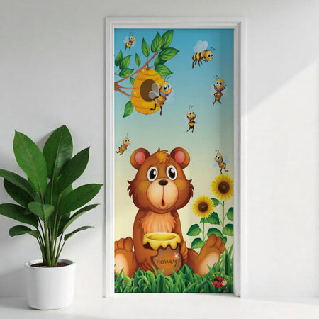 Türposter Kinderzimmer Selbstklebend