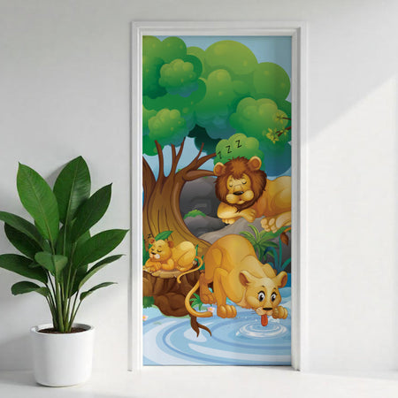 Türposter Kinderzimmer Selbstklebend