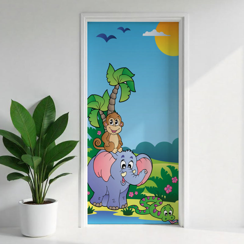Türposter Kinderzimmer Selbstklebend