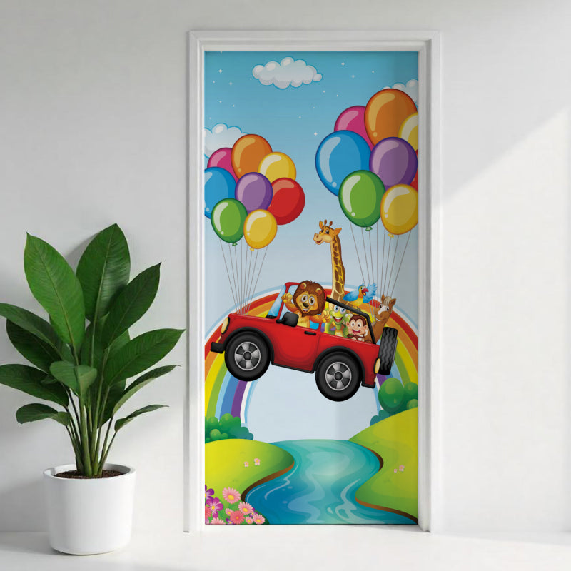 Türposter Kinderzimmer Selbstklebend