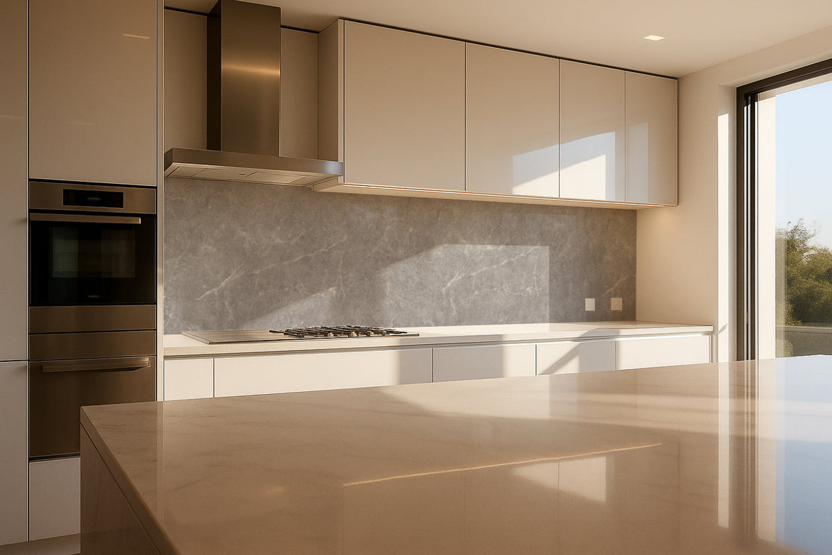 Spritzschutz Küche Marmoroptik