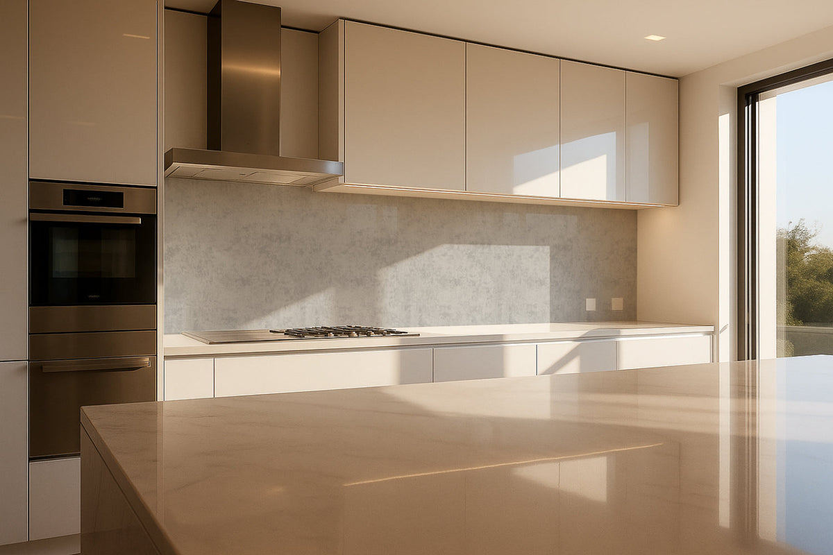 Küchenrückwand Betonoptik