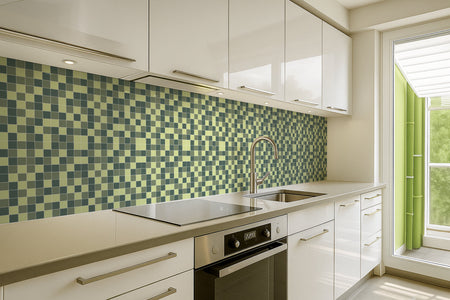 Spritzschutz Küche Fliesenoptik