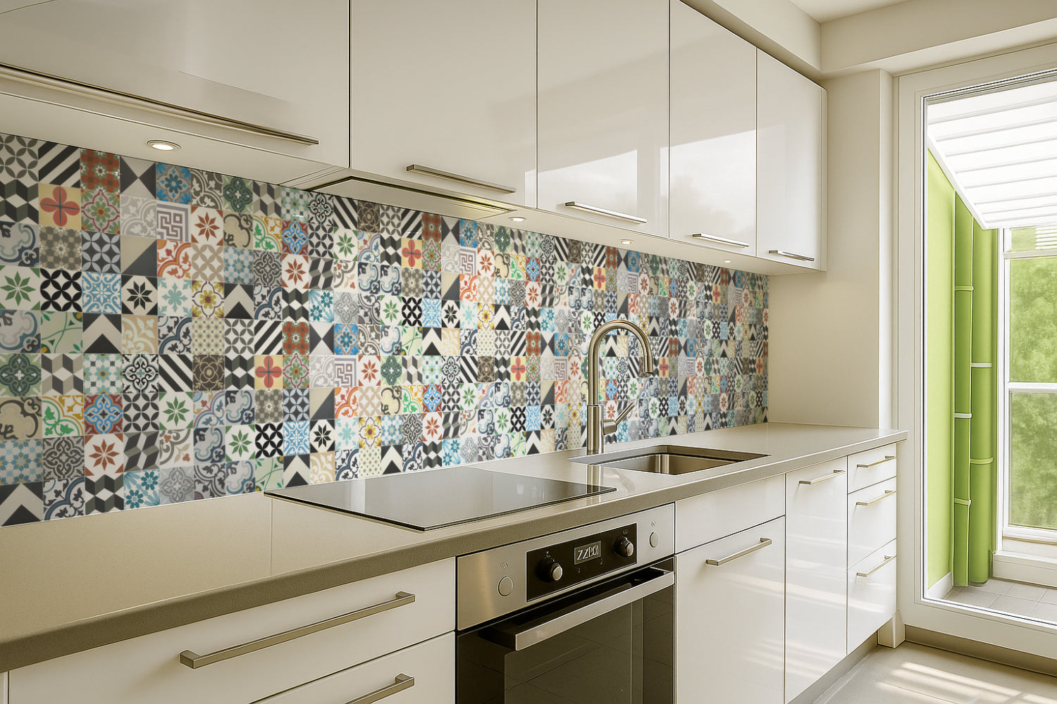 Spritzschutz Küche Patchwork