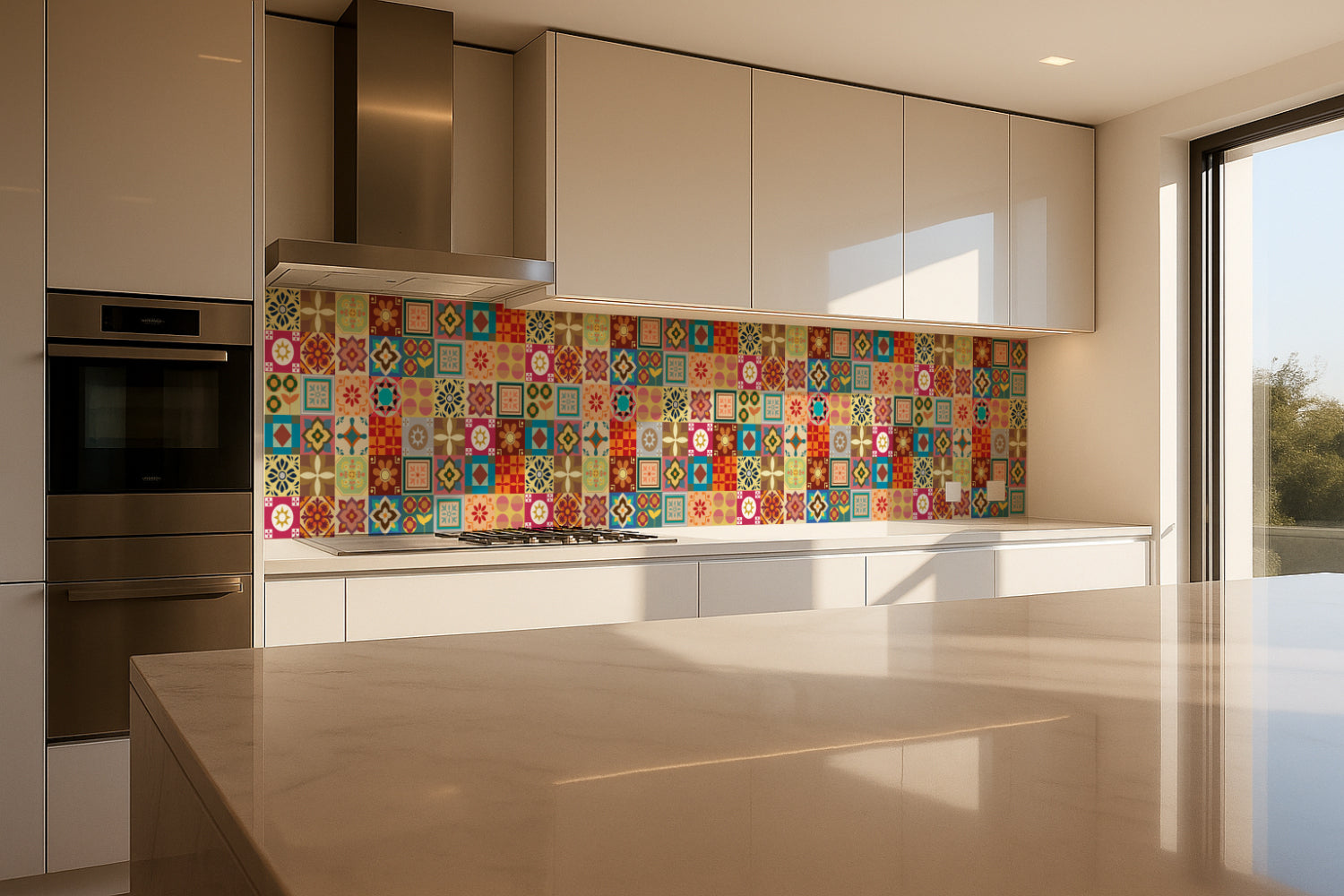 Spritzschutz Küche Patchwork