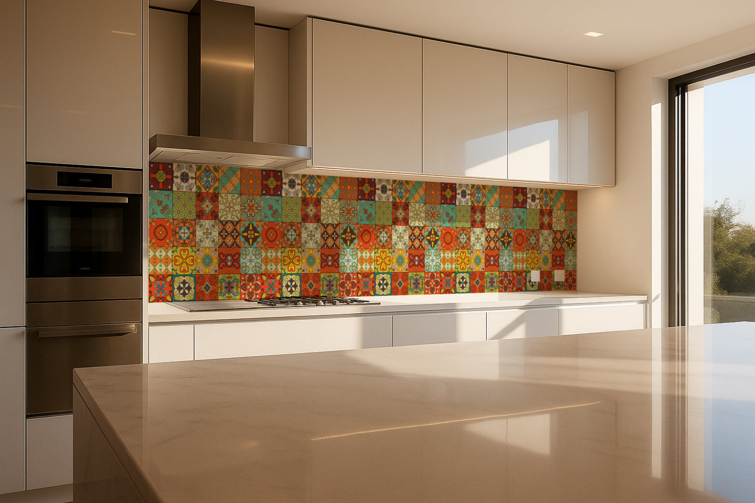 Spritzschutz Küche Patchwork
