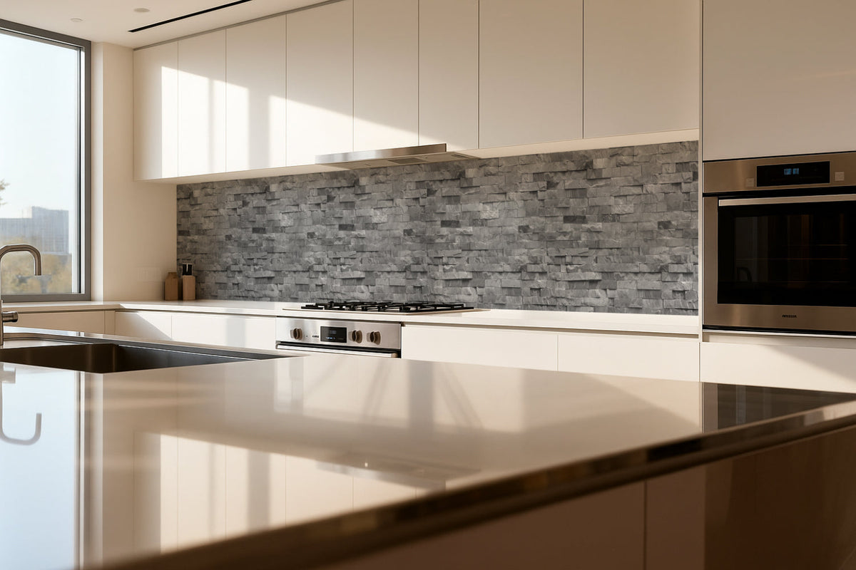 Spritzschutz Küche Steinoptik
