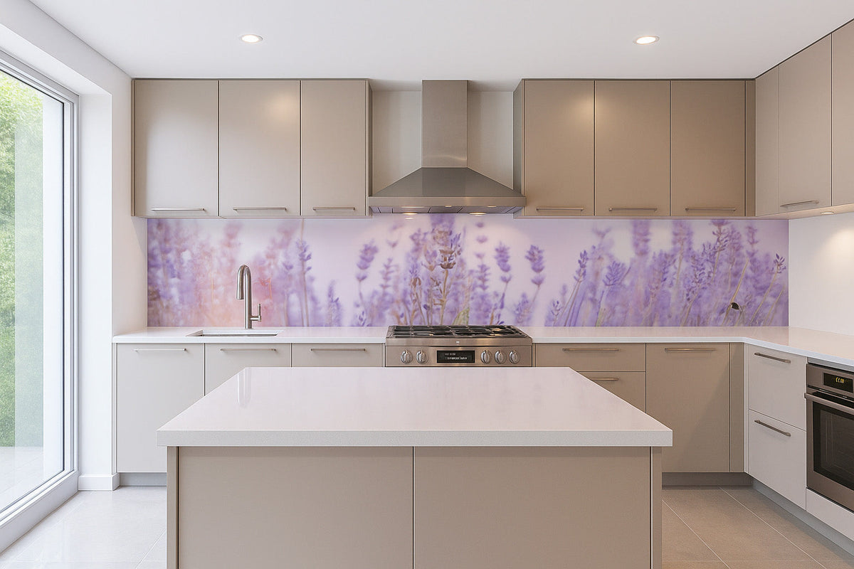 Küchenrückwand Lavendel