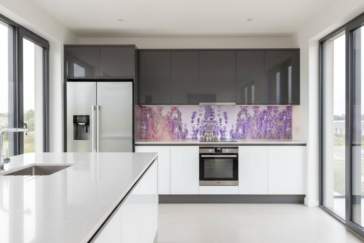 Küchenrückwand Lavendel