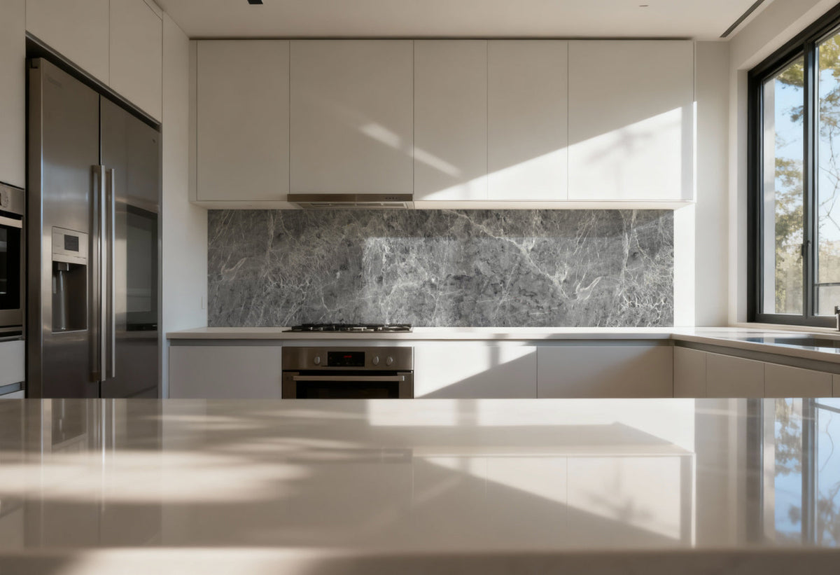 Spritzschutz Küche Marmoroptik