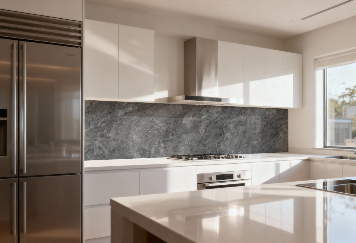 Spritzschutz Küche Marmoroptik