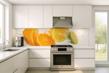 Küchenrückwand Zitrone & Orange