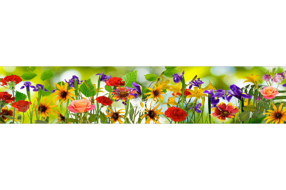 Küchenrückwand Frühlingsblumen