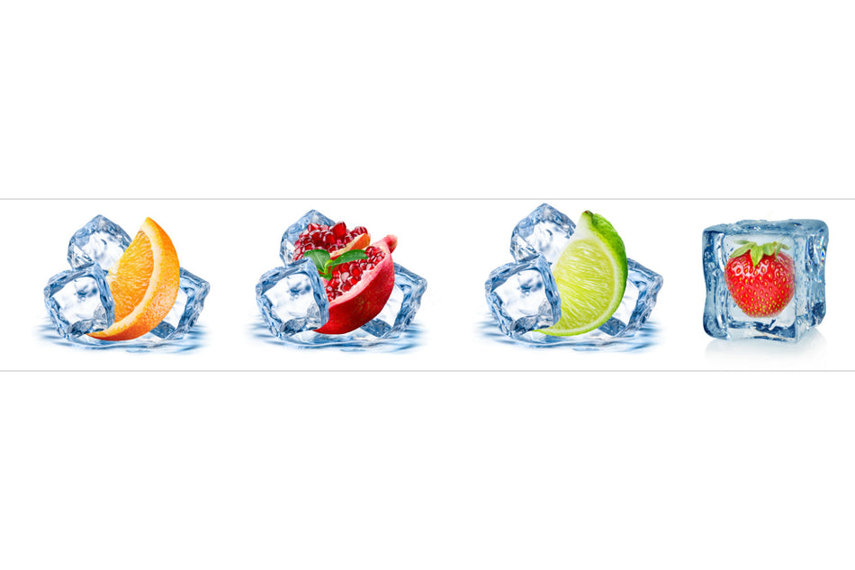 Küchenrückwand Frucht & Eis