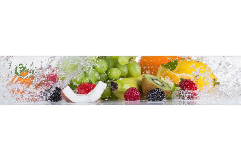 Küchenrückwand Früchte Splash