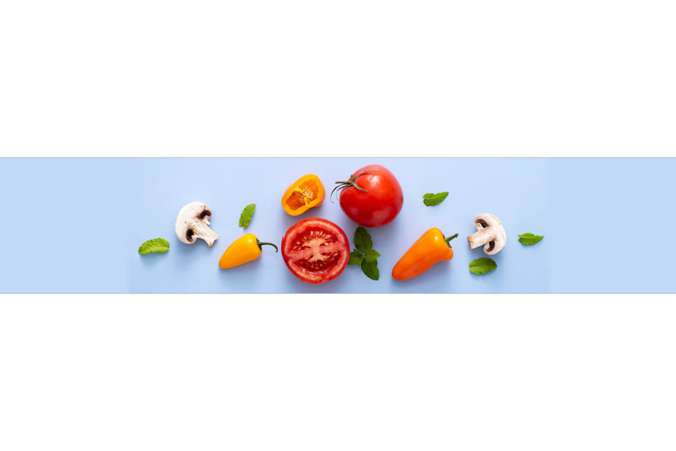 Küchenrückwand Tomaten & Paprika