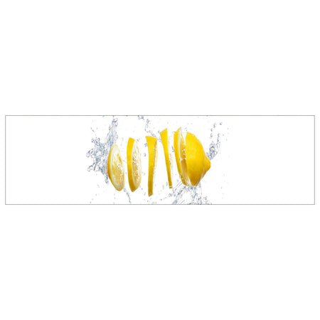 Küchenrückwand Zitrone und Wasser