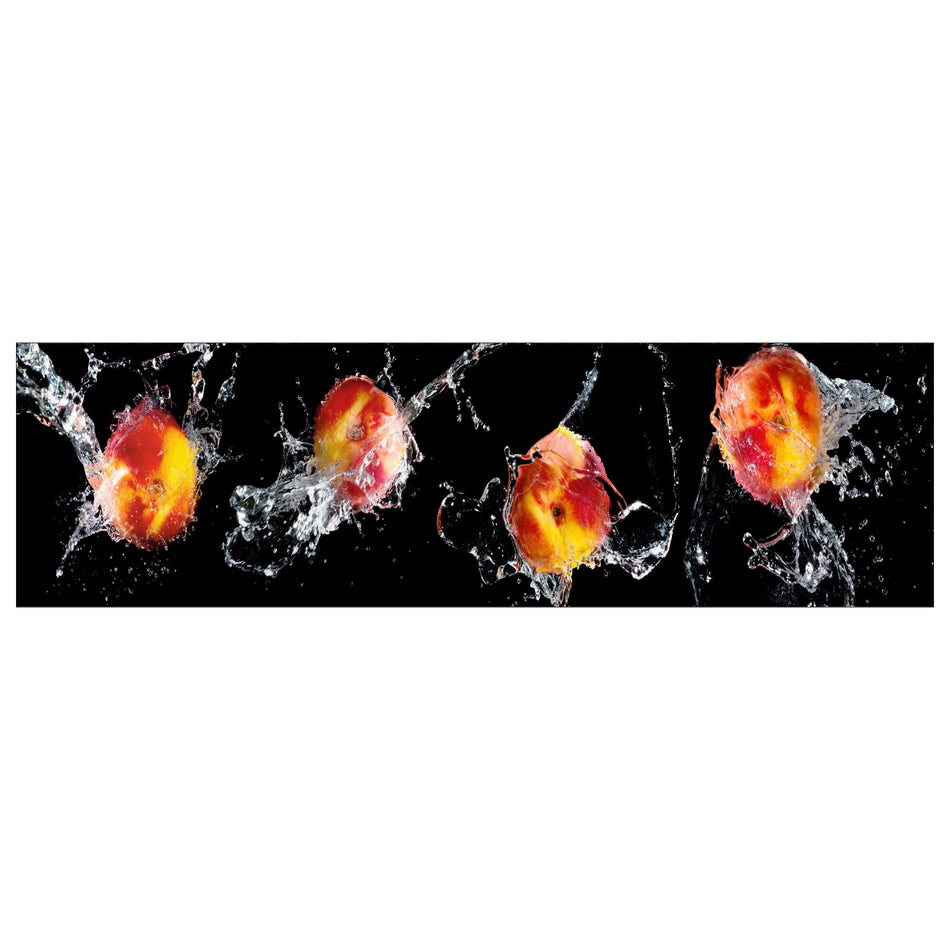 Küchenrückwand Pfirsich Splash