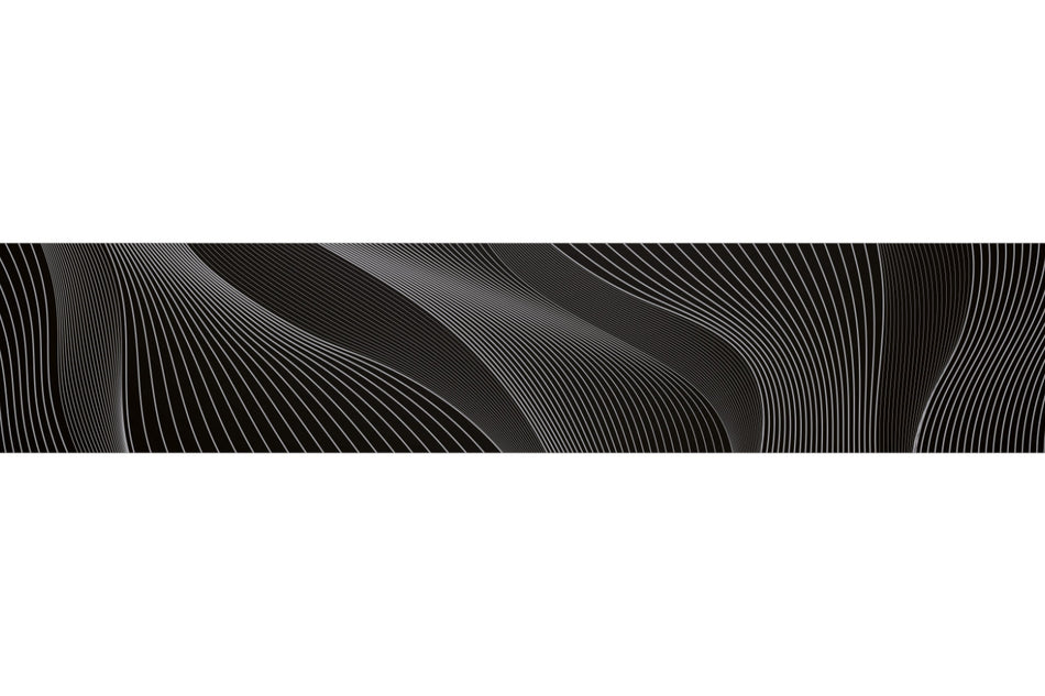 Küchenrückwand Schwarz Weiß Linien