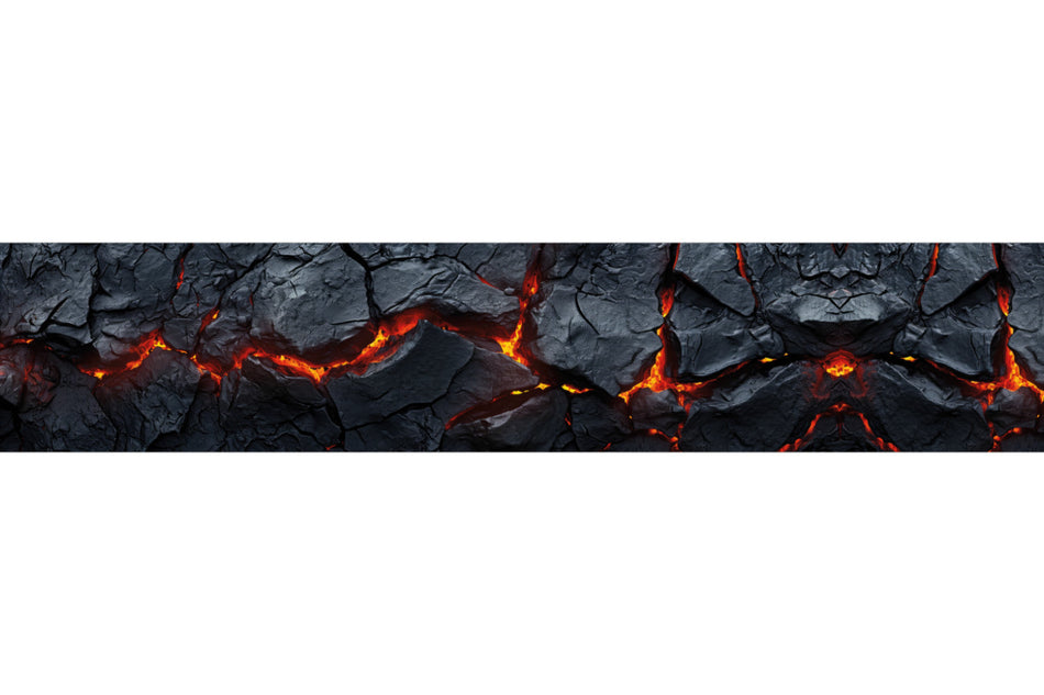 Küchenrückwand Lava und Gestein