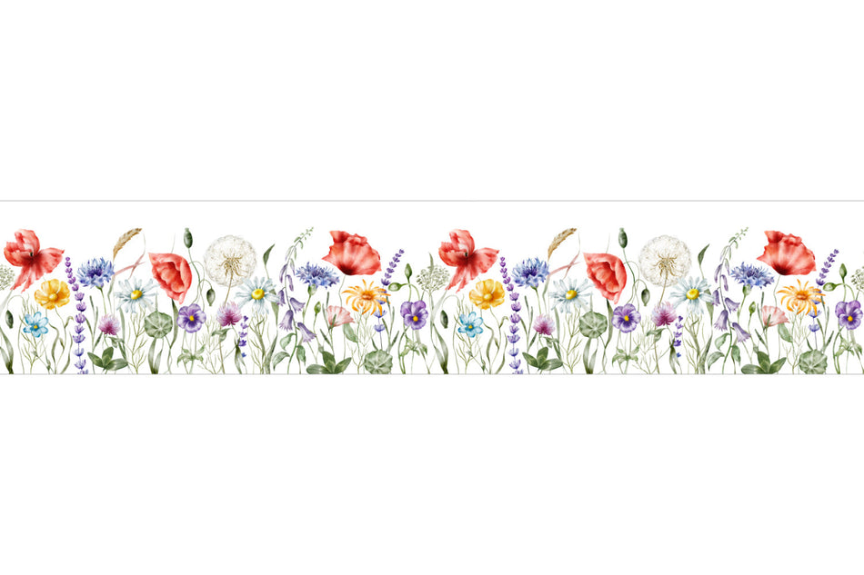 Küchenrückwand Blumen Aquarell
