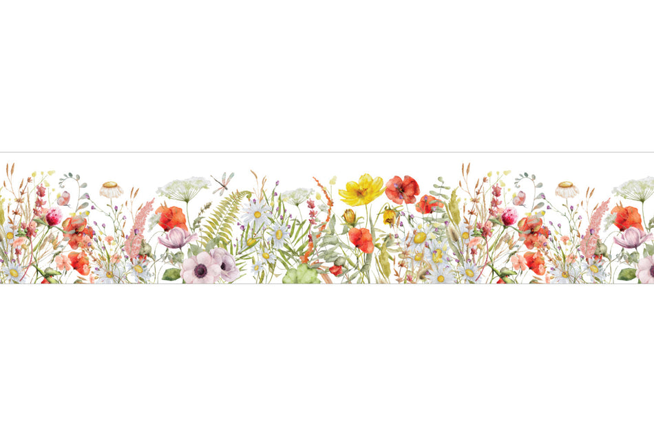 Küchenrückwand Bunte Wildblumen