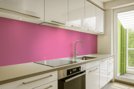 Spritzschutz Küche Einfarbig RAL 4010 Telemagenta