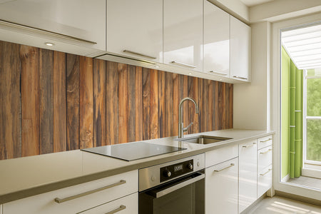 Spritzschutz Küche Holzoptik