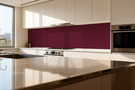 Spritzschutz Küche Einfarbig RAL 4004 Bordeauxviolett