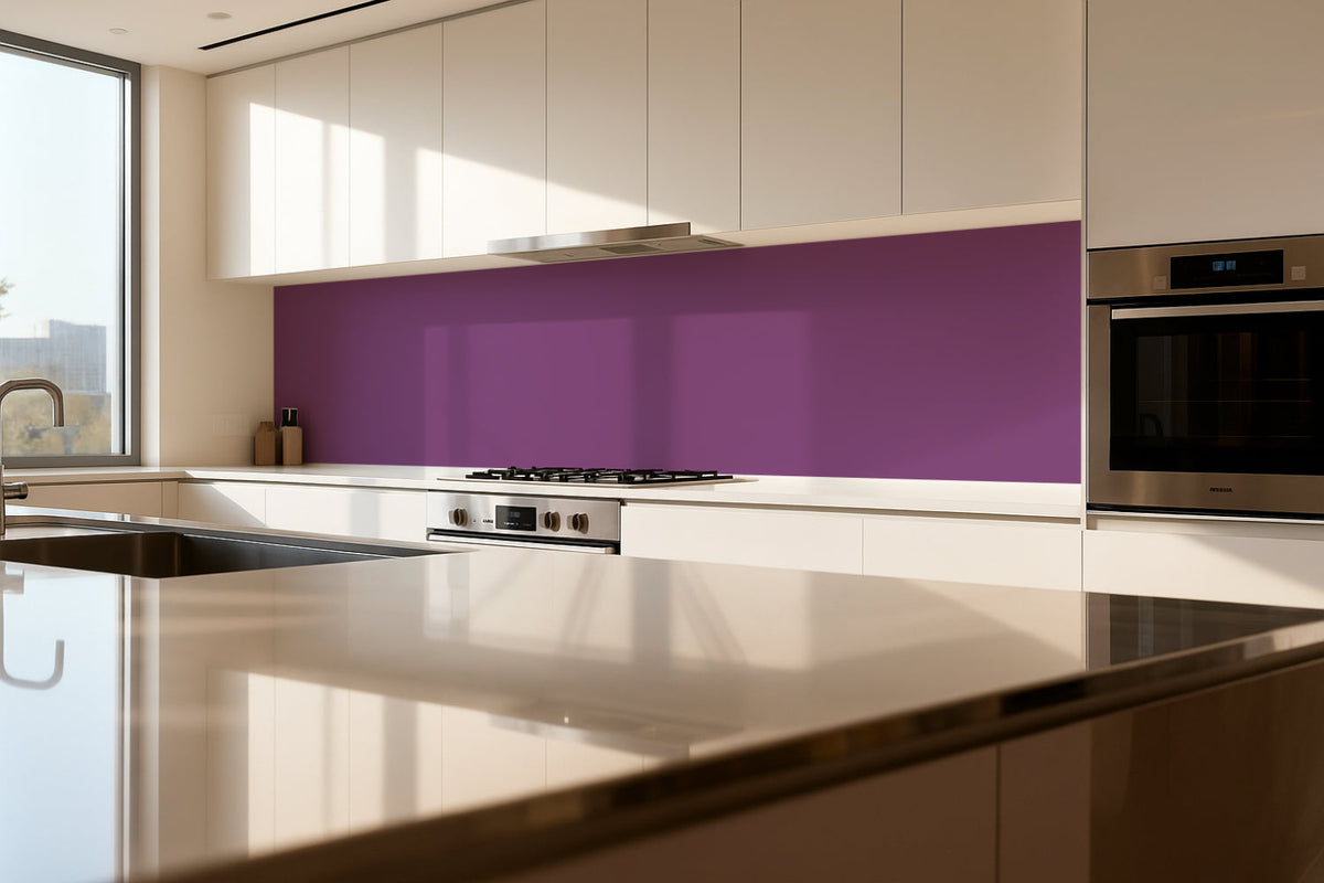 Spritzschutz Küche Einfarbig RAL 4008 Signalviolett
