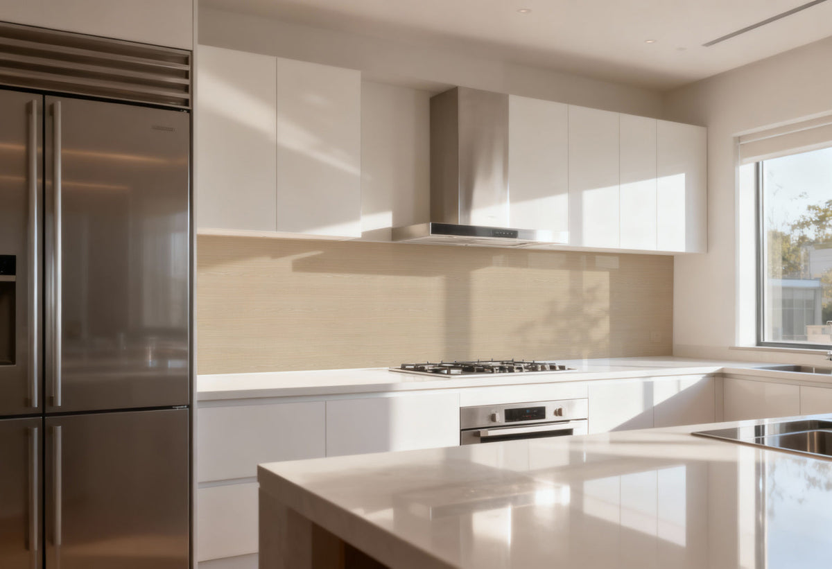 Spritzschutz Küche Holzoptik