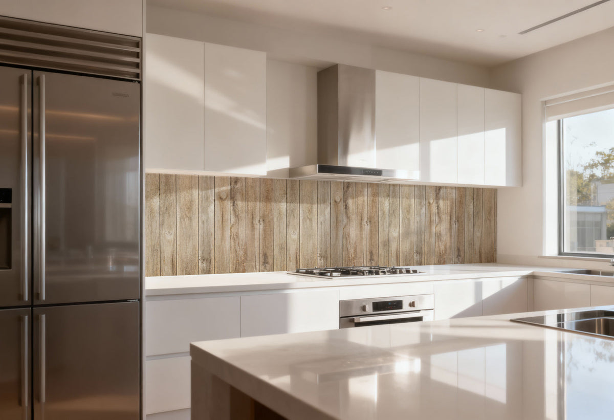 Küchenrückwand Holzoptik