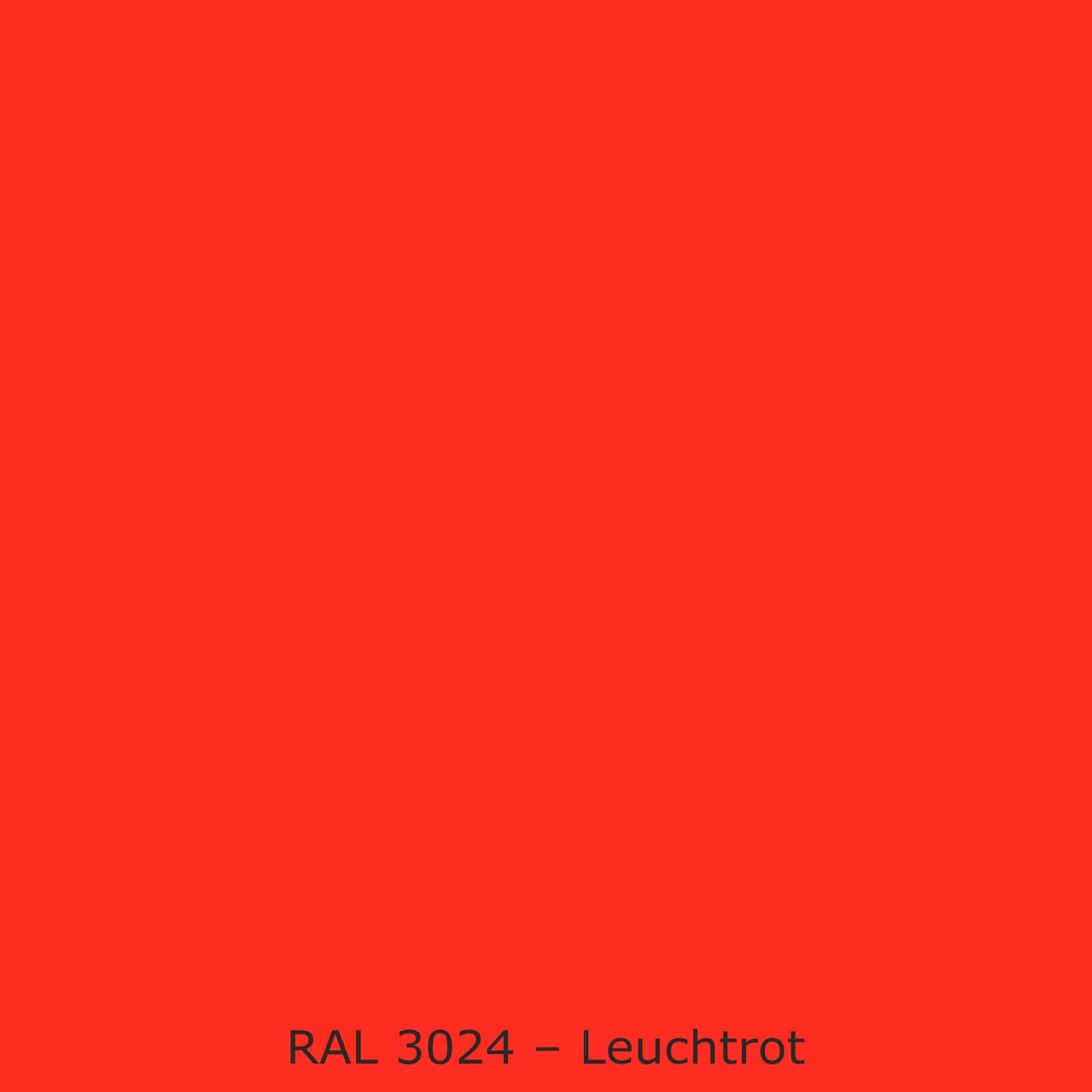 Spritzschutz Küche Einfarbig #FF2D21 RAL 3024 – Leuchtrot